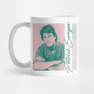 Patrick Swayze / / / 80s Aesthetic Fan Art Design Mug